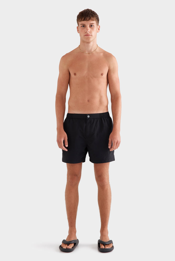 Solid Snaplock Swim Short - Sage