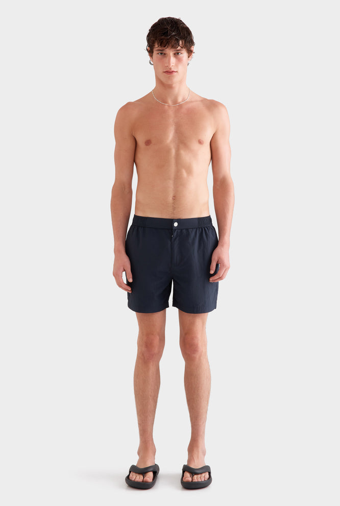 Solid Snaplock Swim Short - Sage