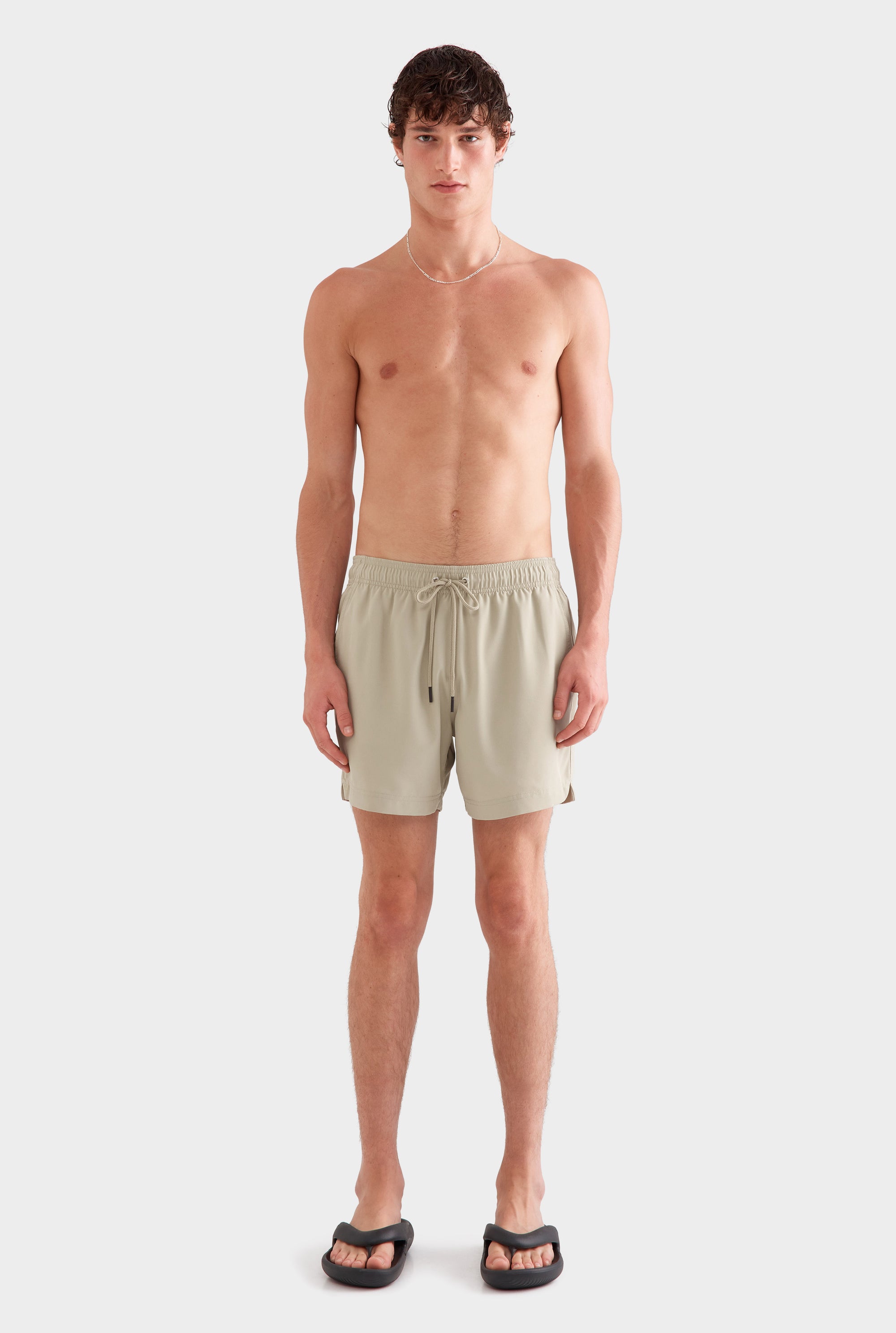 Solid Stretch Swim Short -  Sage