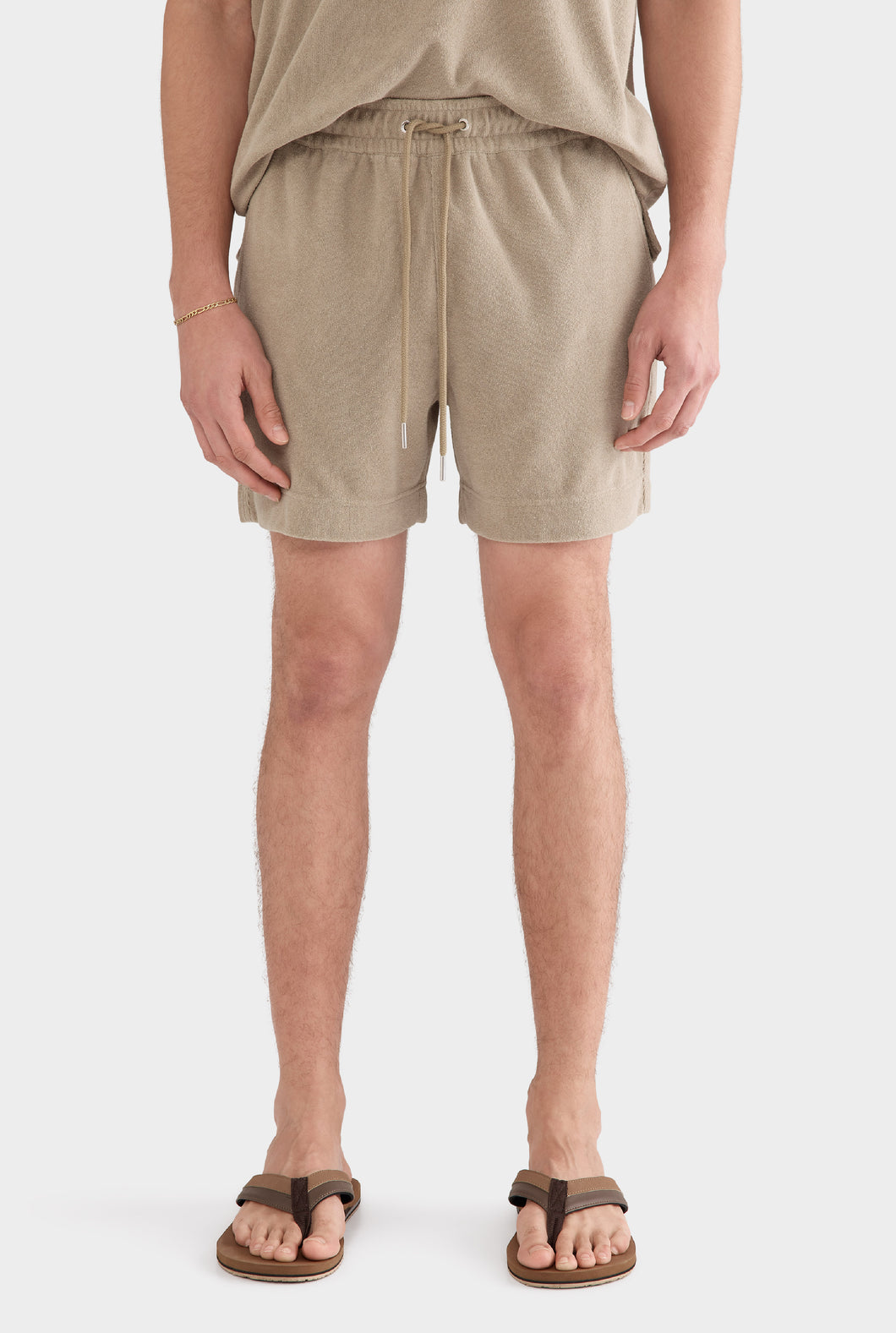 Terry Towel Lounge Short - Sage