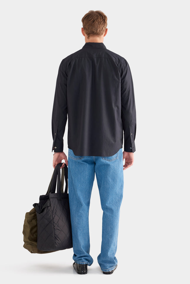 Classic Cotton Shirt - Black