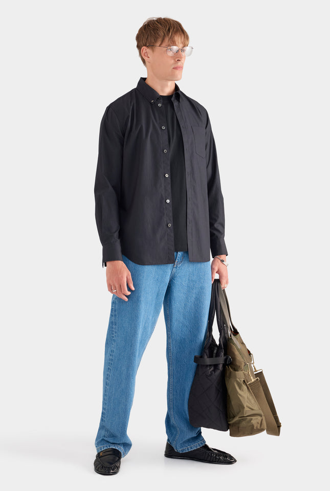 Classic Cotton Shirt - Black