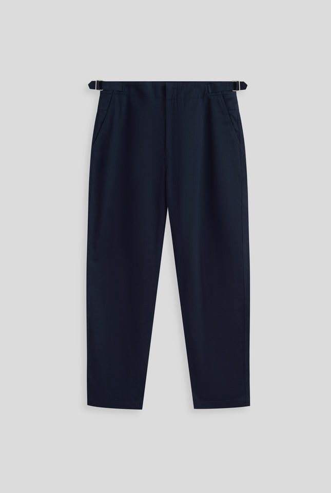 Cotton Twill Trouser - Navy