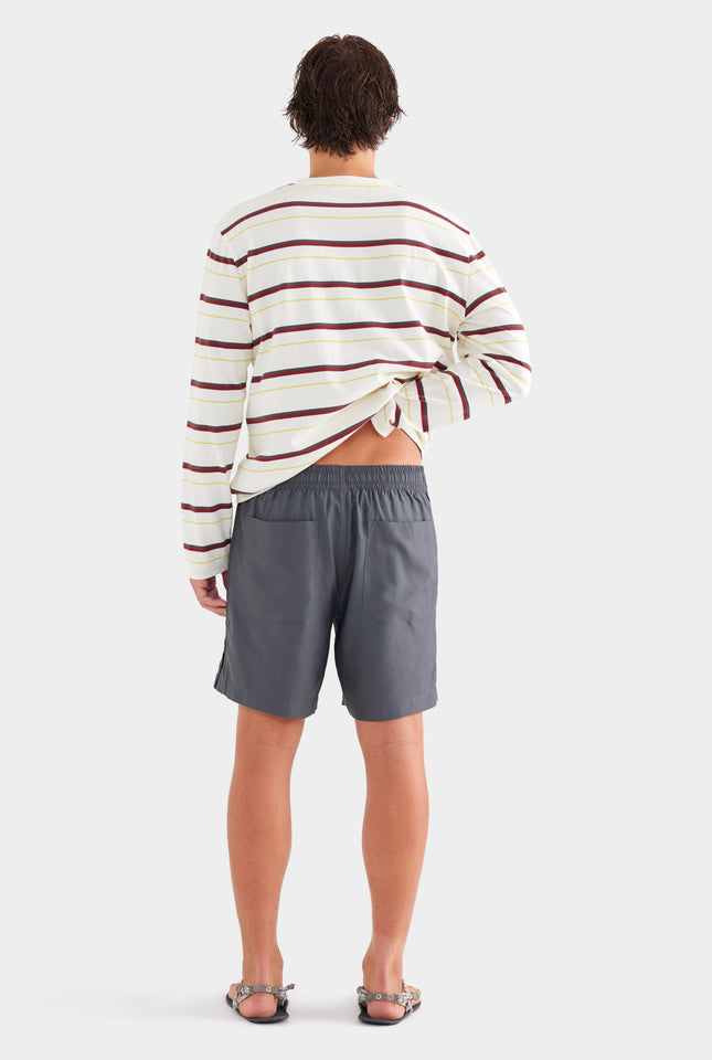 Tencel Lounge Shorts - Charcoal