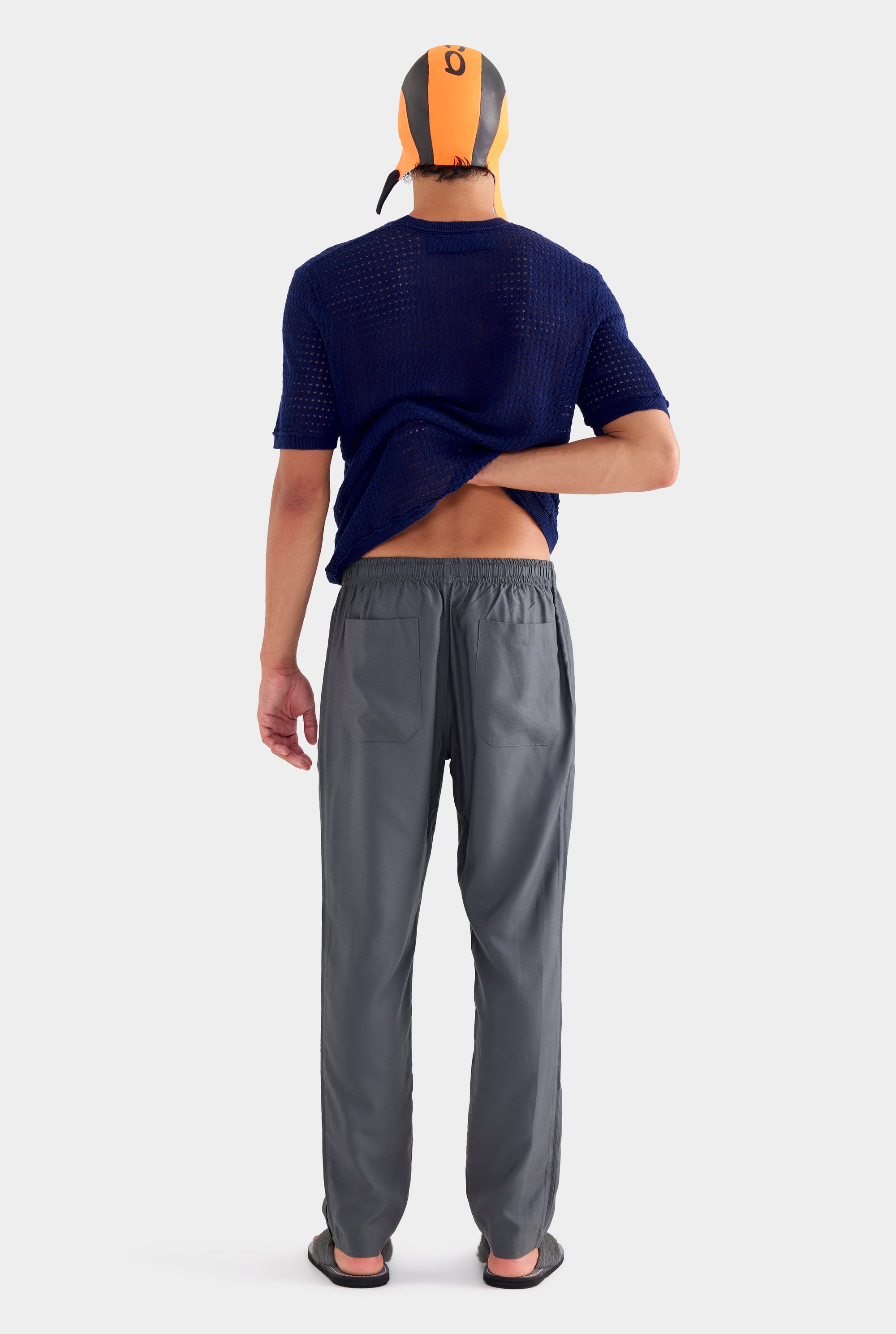 Tencel Lounge Chino - Charcoal