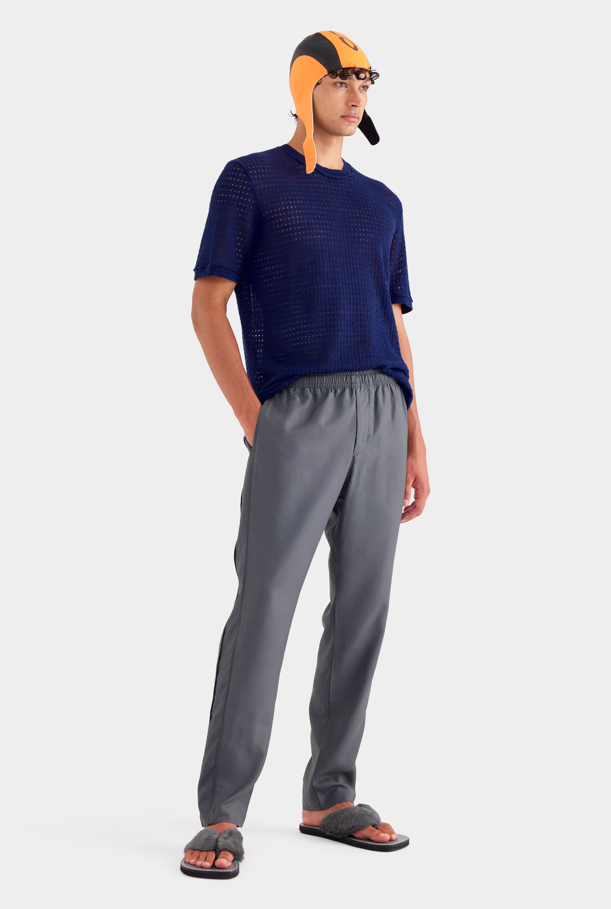 Tencel Lounge Chino - Charcoal