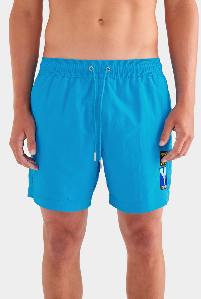 Nylon Swim Short - Bright Blue