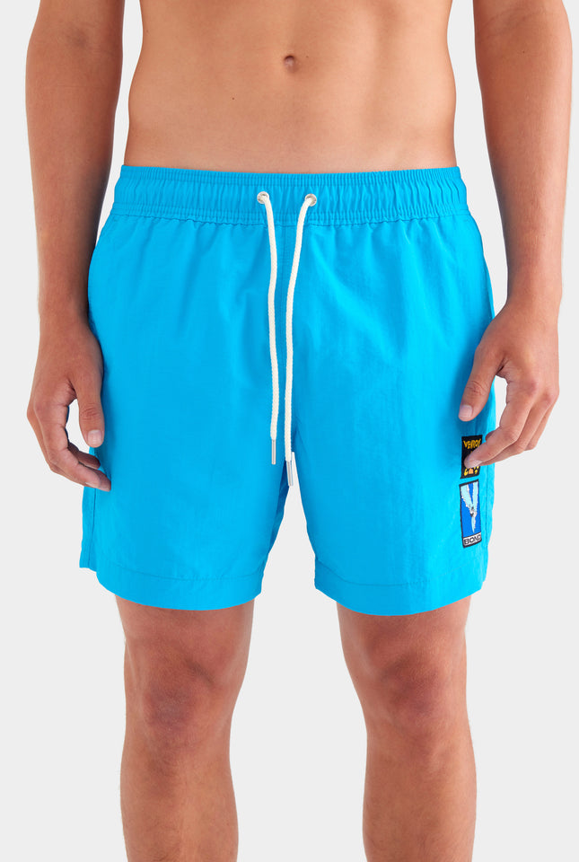 Nylon Swim Short - Bright Blue