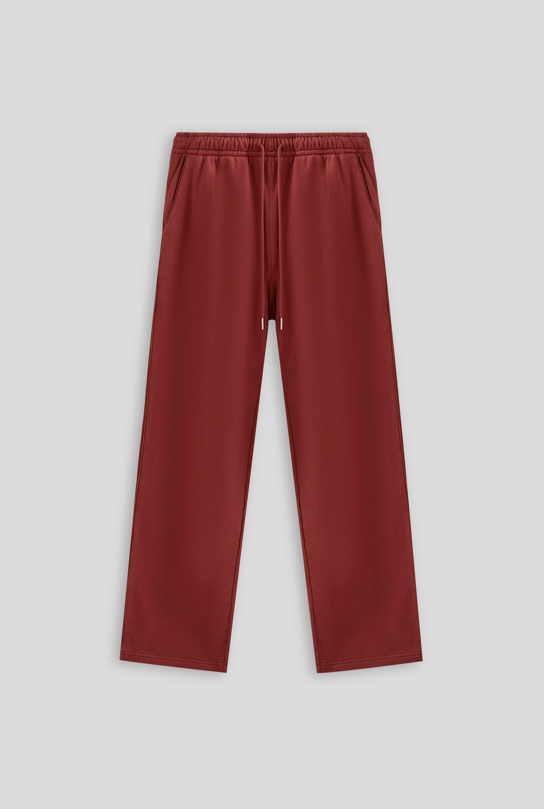 Pigment Dyed Track Pant - Red Mahogany