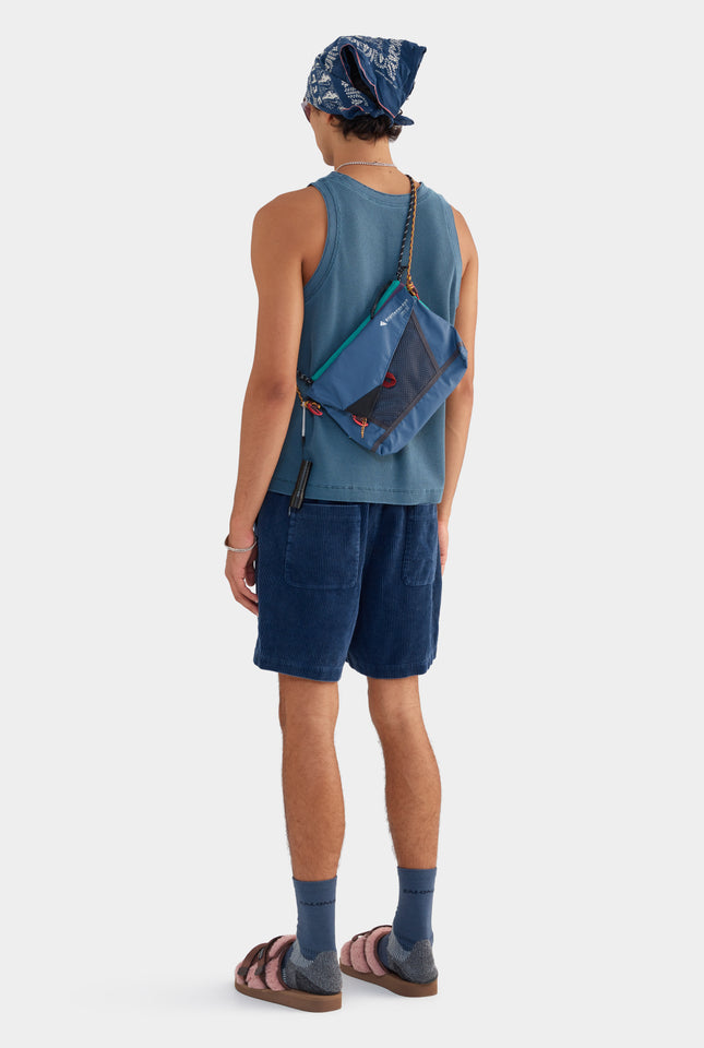 Relaxed Corduroy Shorts - Washed Navy