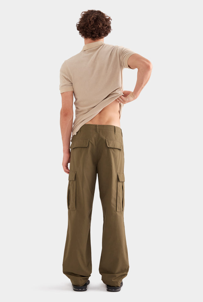 Ripstop Cotton Cargo Pant - Military Olive
