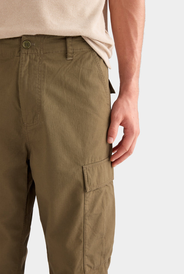 Ripstop Cotton Cargo Pant - Military Olive