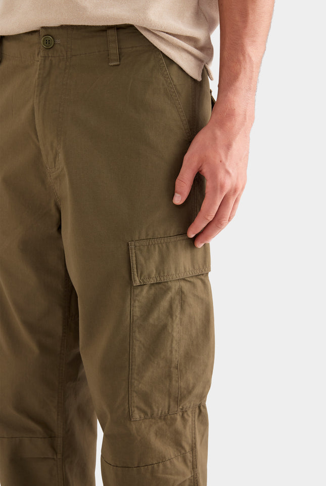 Ripstop Cotton Cargo Pant - Military Olive