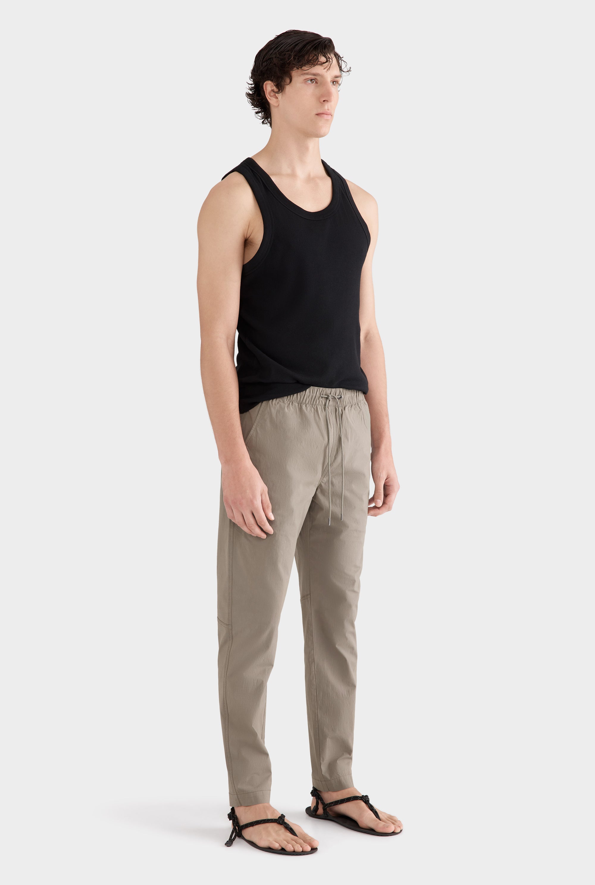 Cotton Stretch Pant - Smokey Olive