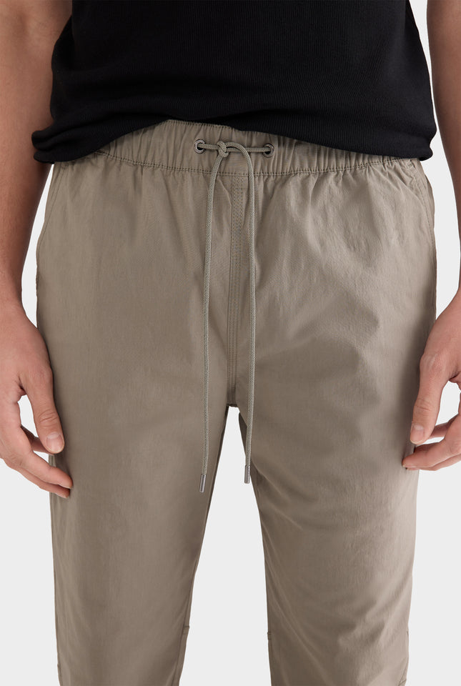 Cotton Stretch Pant - Smokey Olive