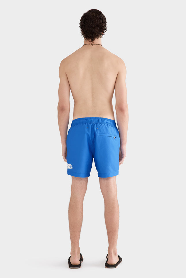 Printed Swim Short - Regatta Blue/Liberte Des Mers