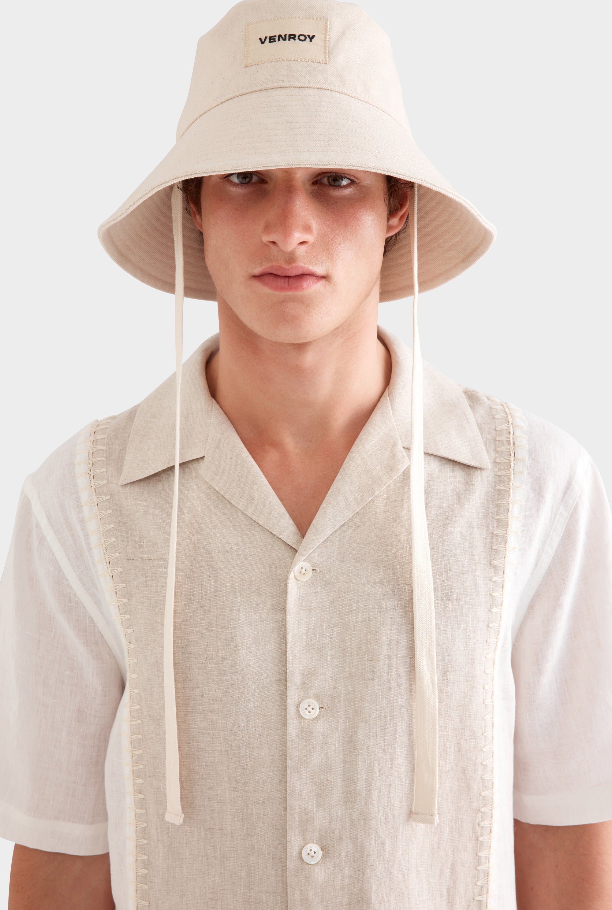 Cotton Twill Bucket Hat - Natural