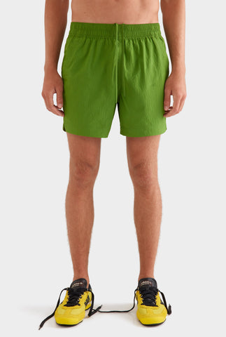 Curved Hem Swim Short -  Cactus