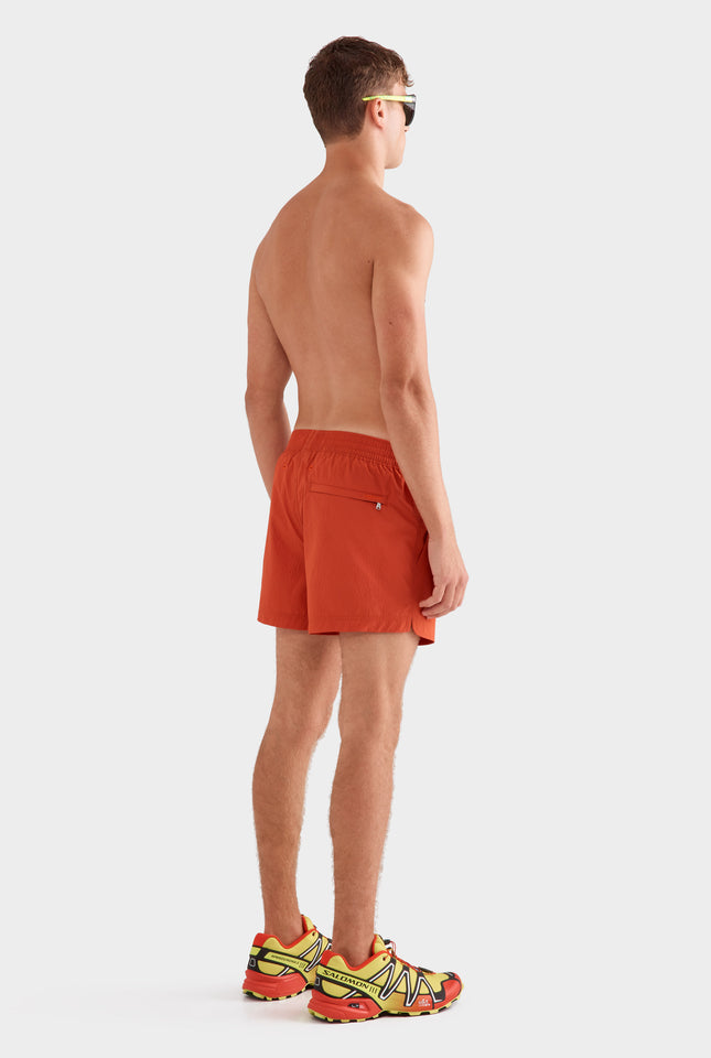 Panelled Pocket Swim Short - Picante