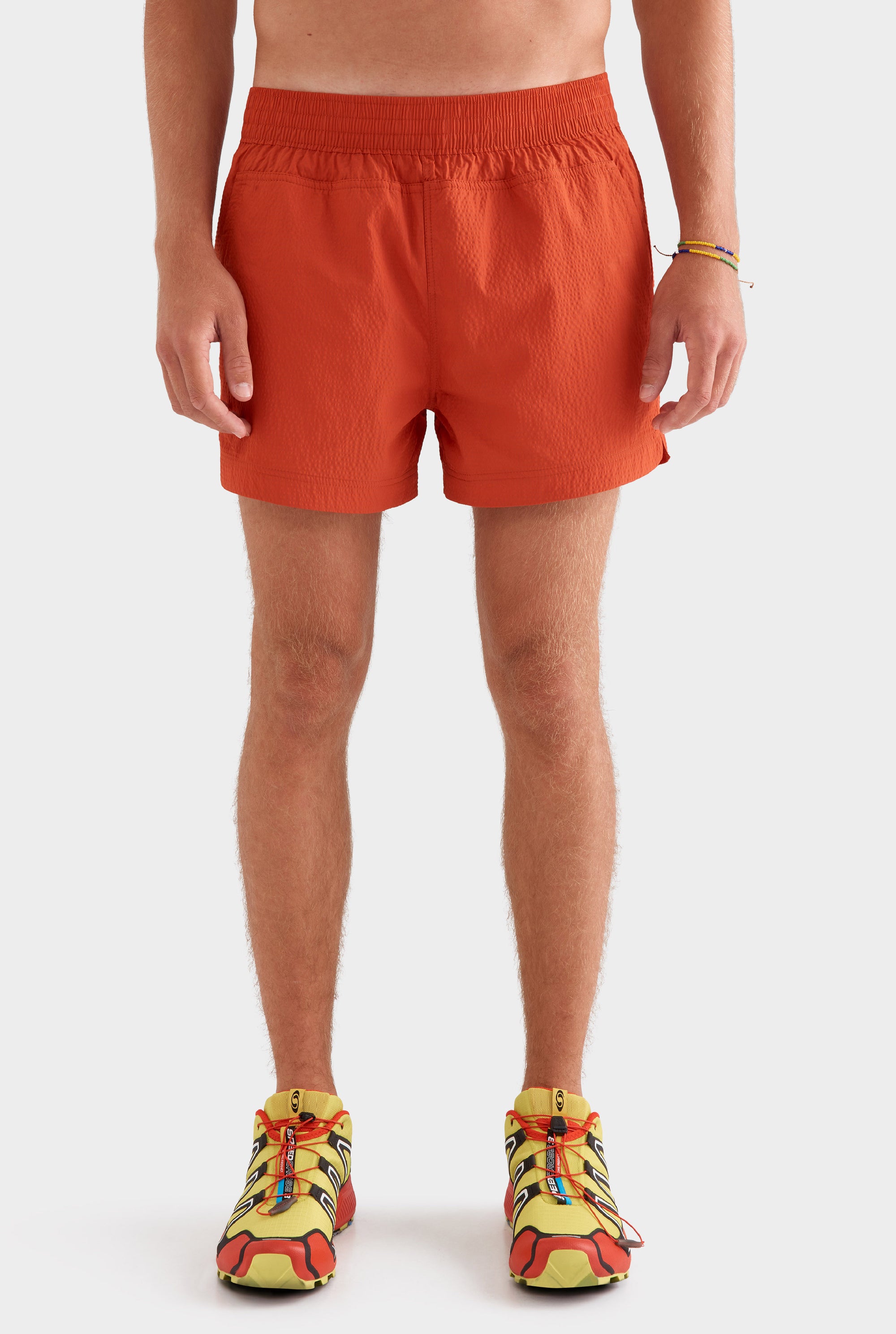 Panelled Pocket Swim Short - Picante