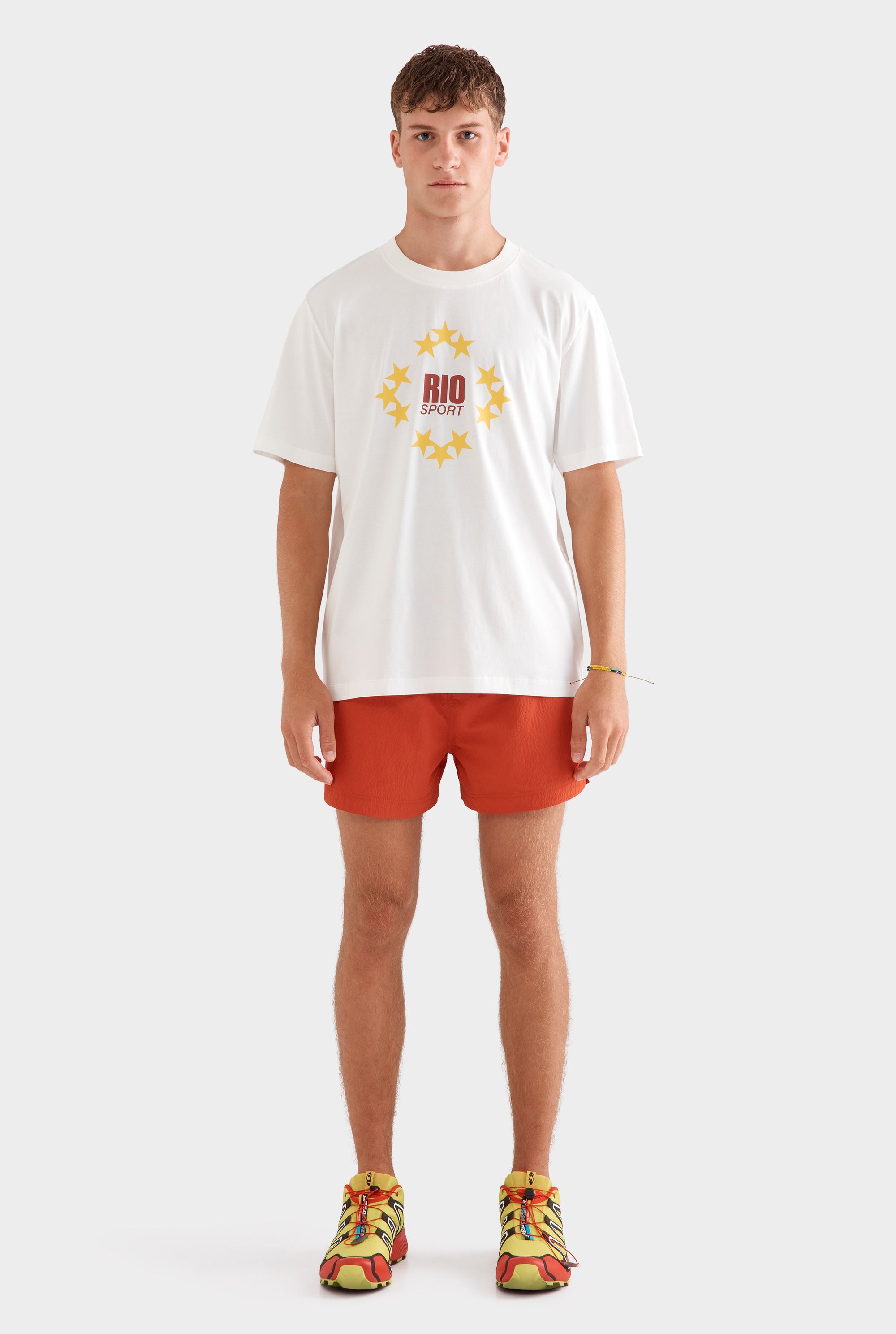 Venroy Rio Logo T-Shirt -  Off White