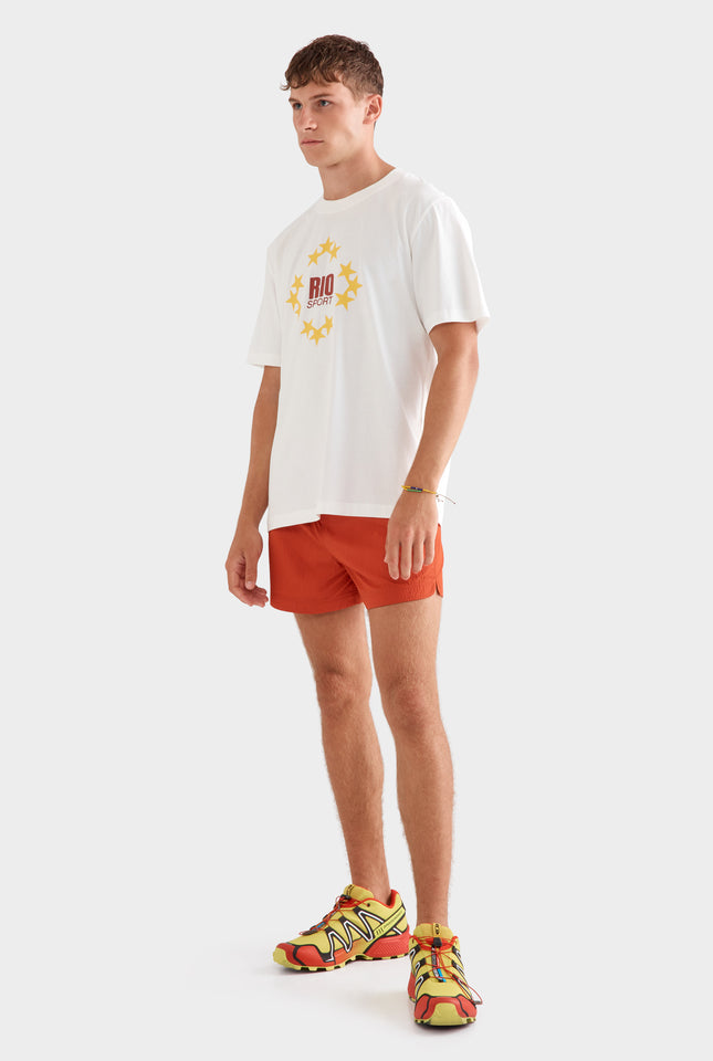 Venroy Rio Logo T-Shirt -  Off White