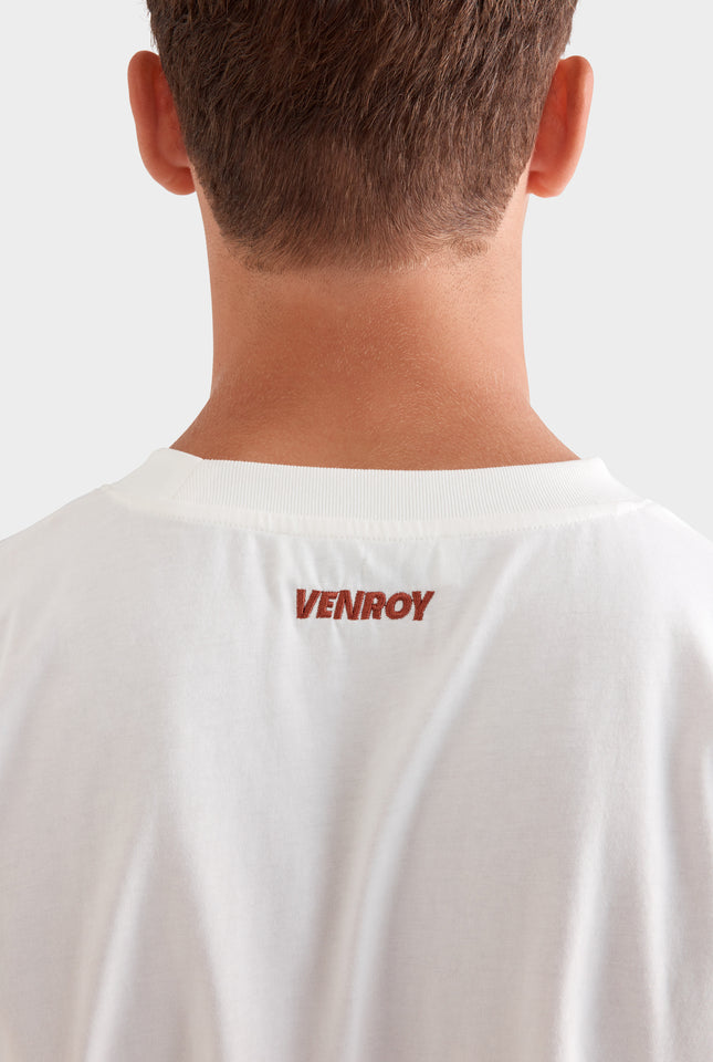 Venroy Rio Logo T-Shirt -  Off White