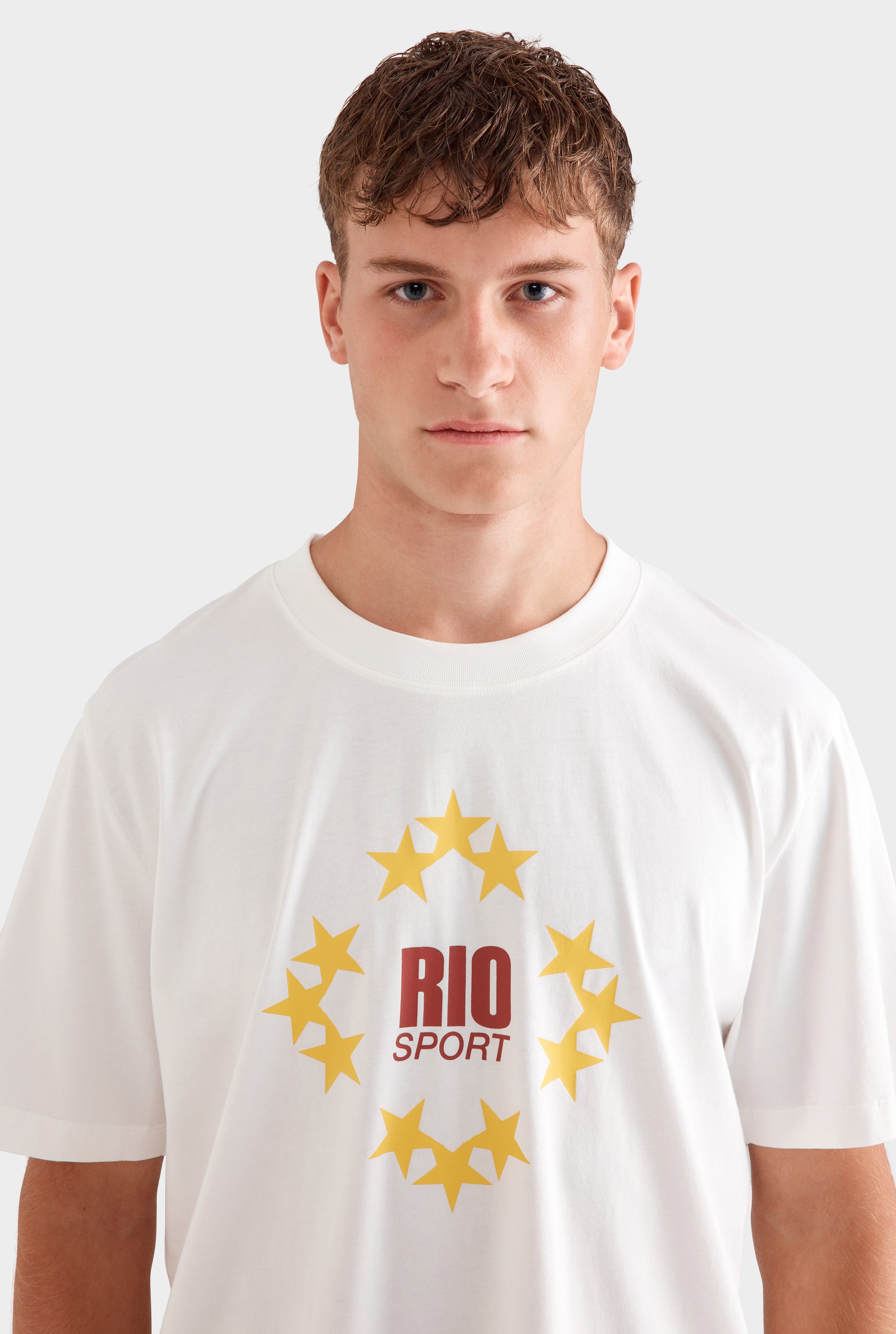 Venroy Rio Logo T-Shirt -  Off White