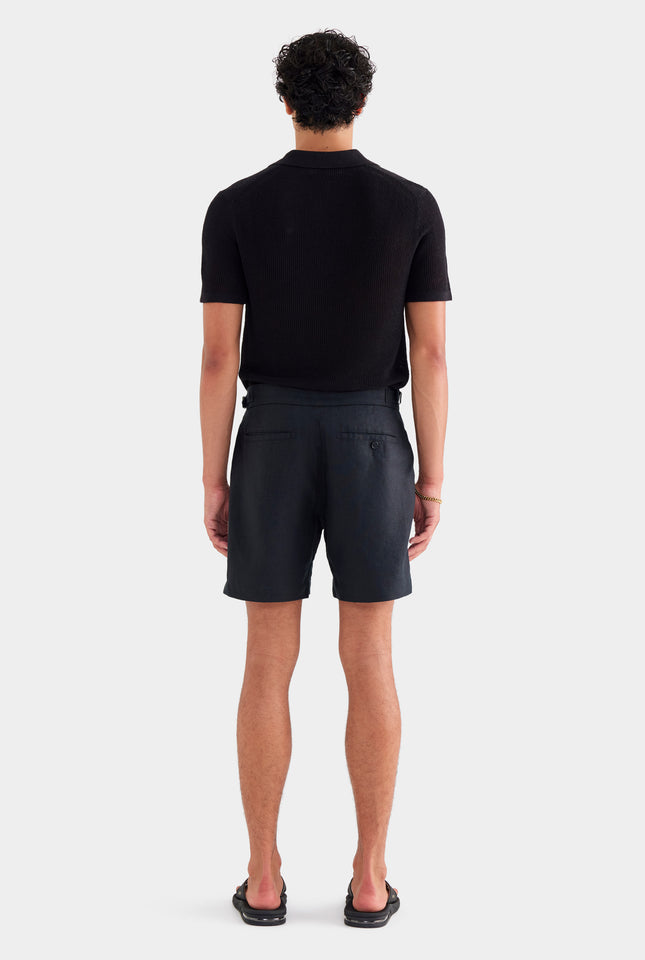 Side Tab Shorts - Black