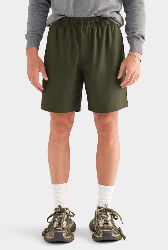 Tencel Lounge Short - Charcoal