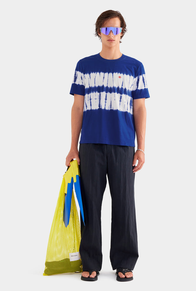 Cotton Nylon Parachute Pant - Black