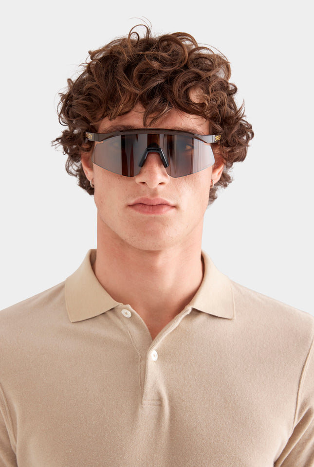 Woven Terry Polo - Stone