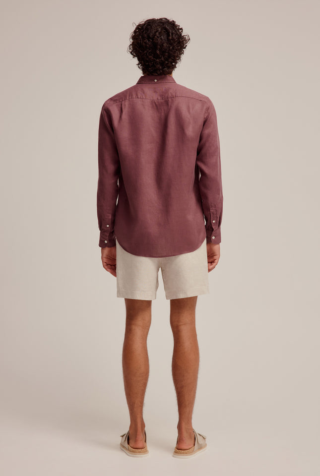 Linen Shirt - Huckleberry