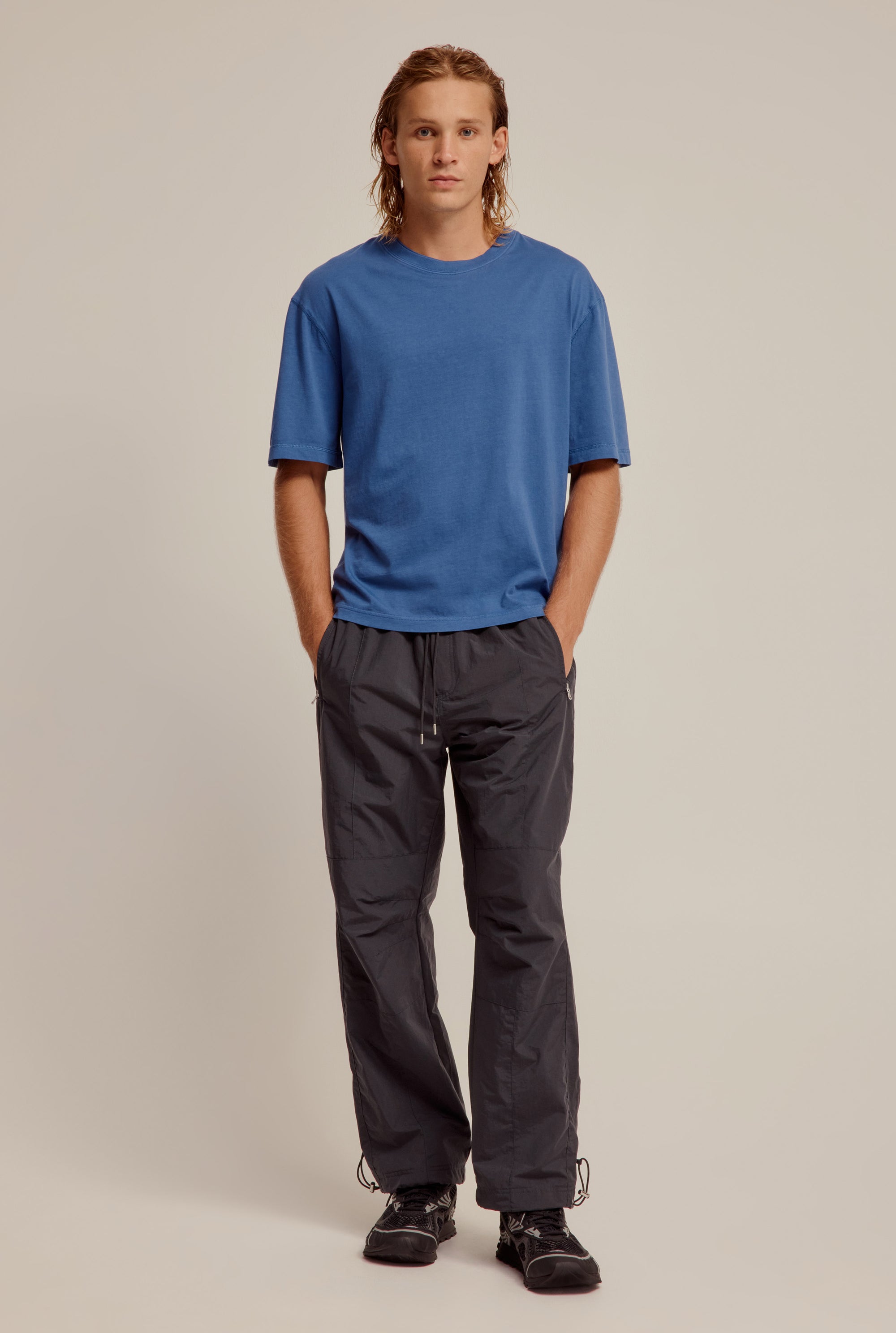 Pigment Dyed Relaxed T-Shirt - Blue