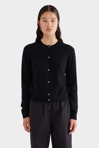 Cashmere Cardigan - Black