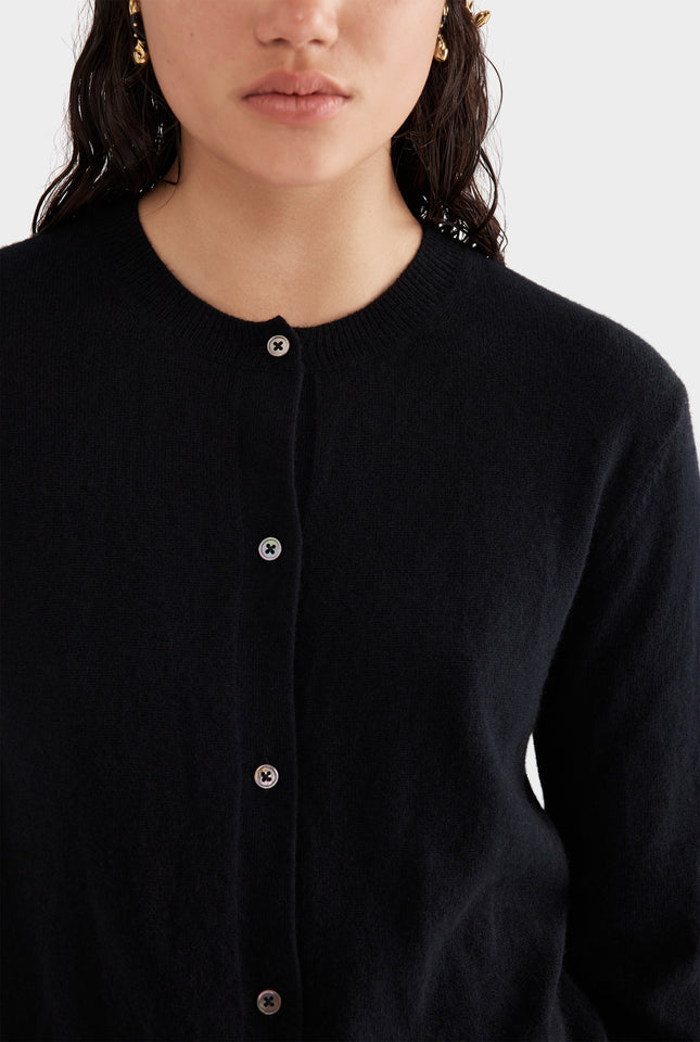 Cashmere Cardigan - Black