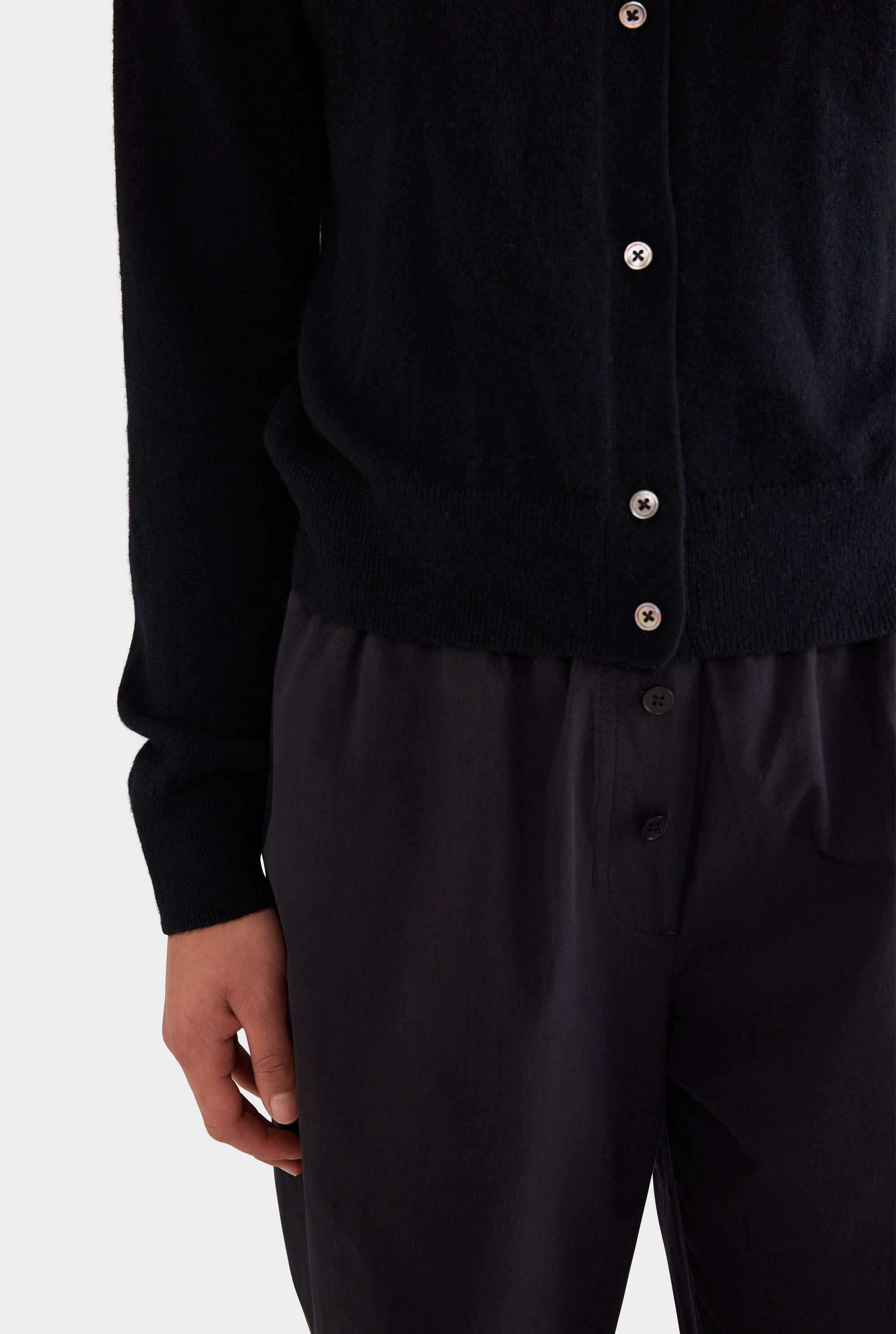 Cashmere Cardigan - Black