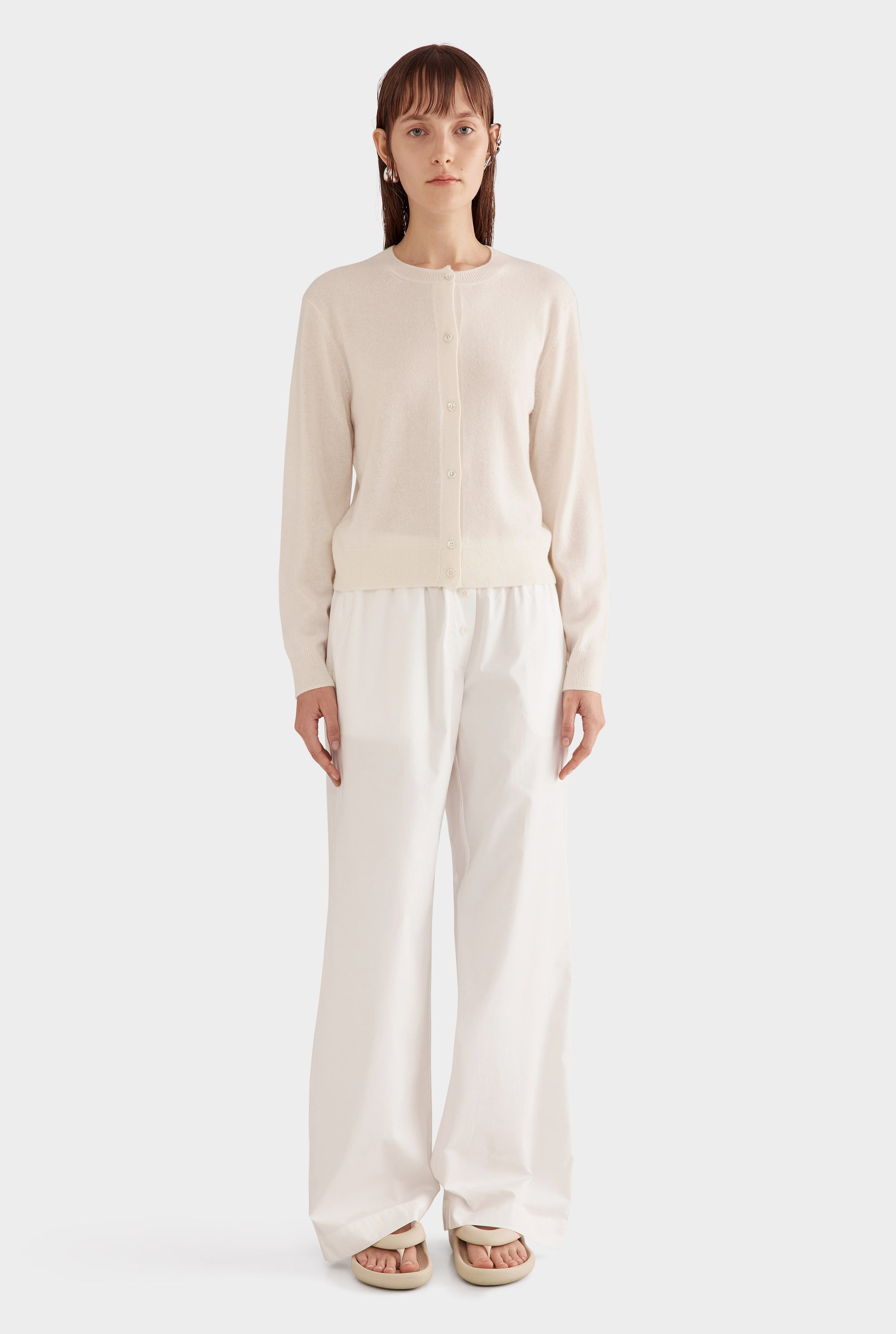 Cashmere Cardigan - Off White