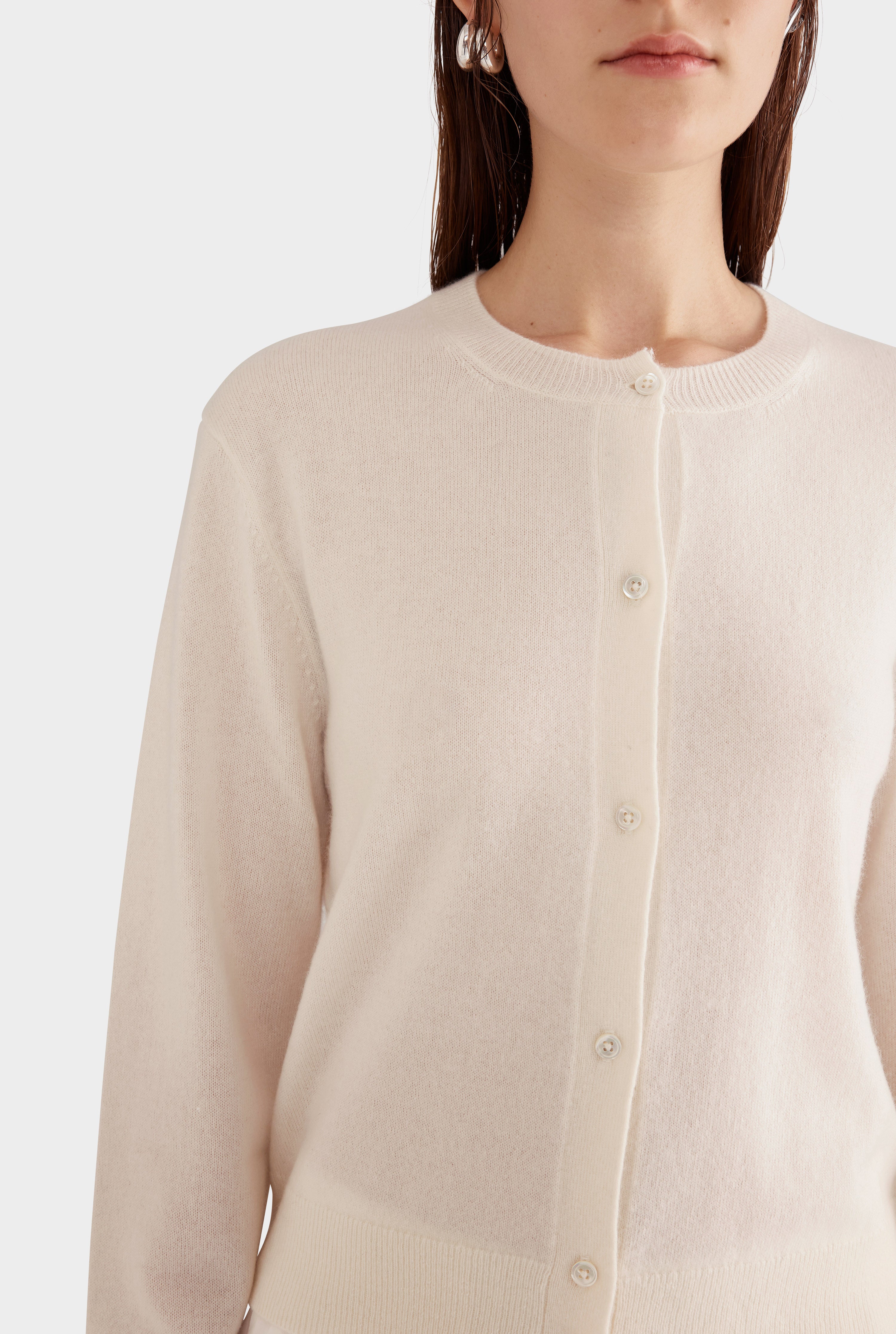 Cashmere Cardigan - Off White