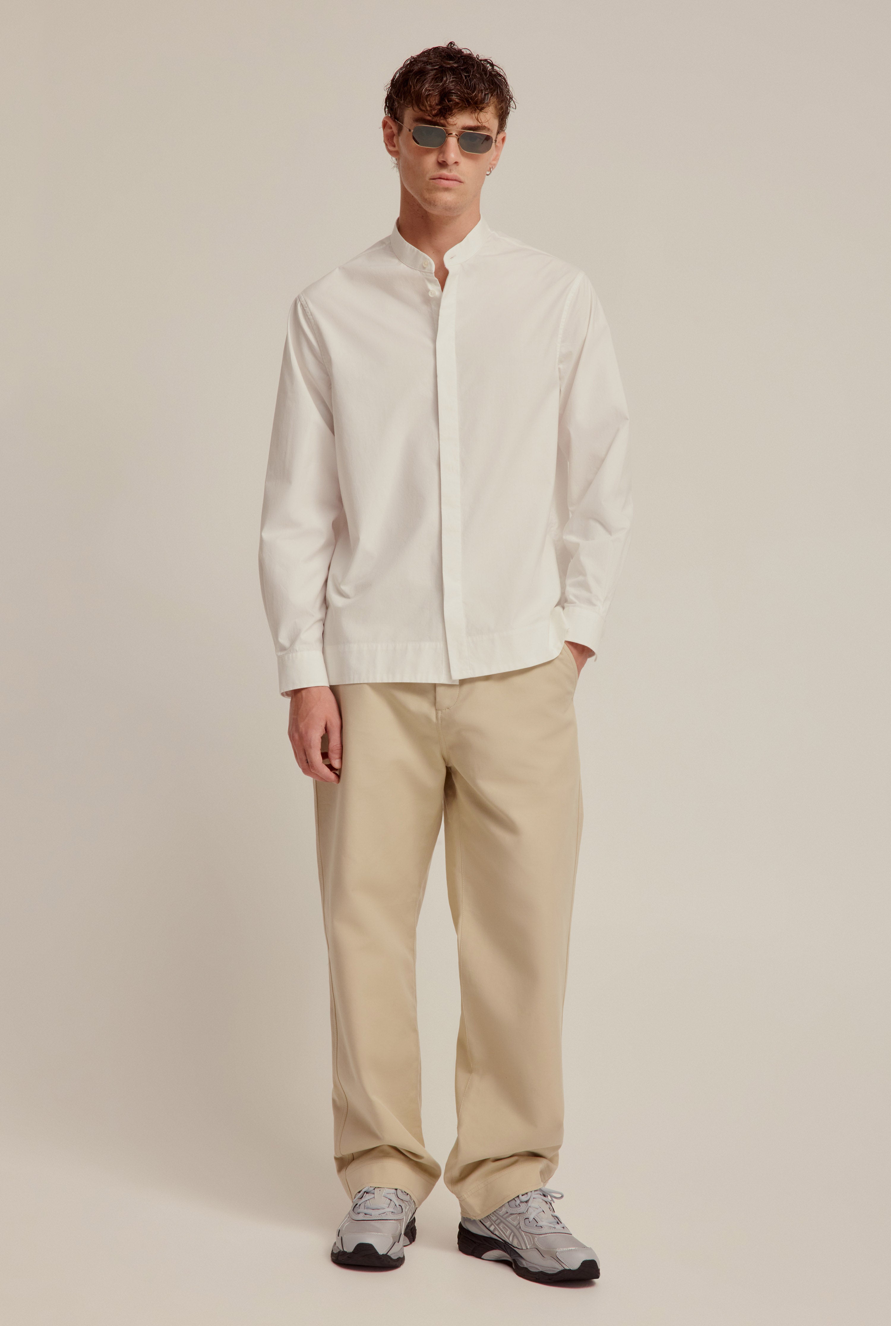 Relaxed Cotton Chino - Eucalyptus