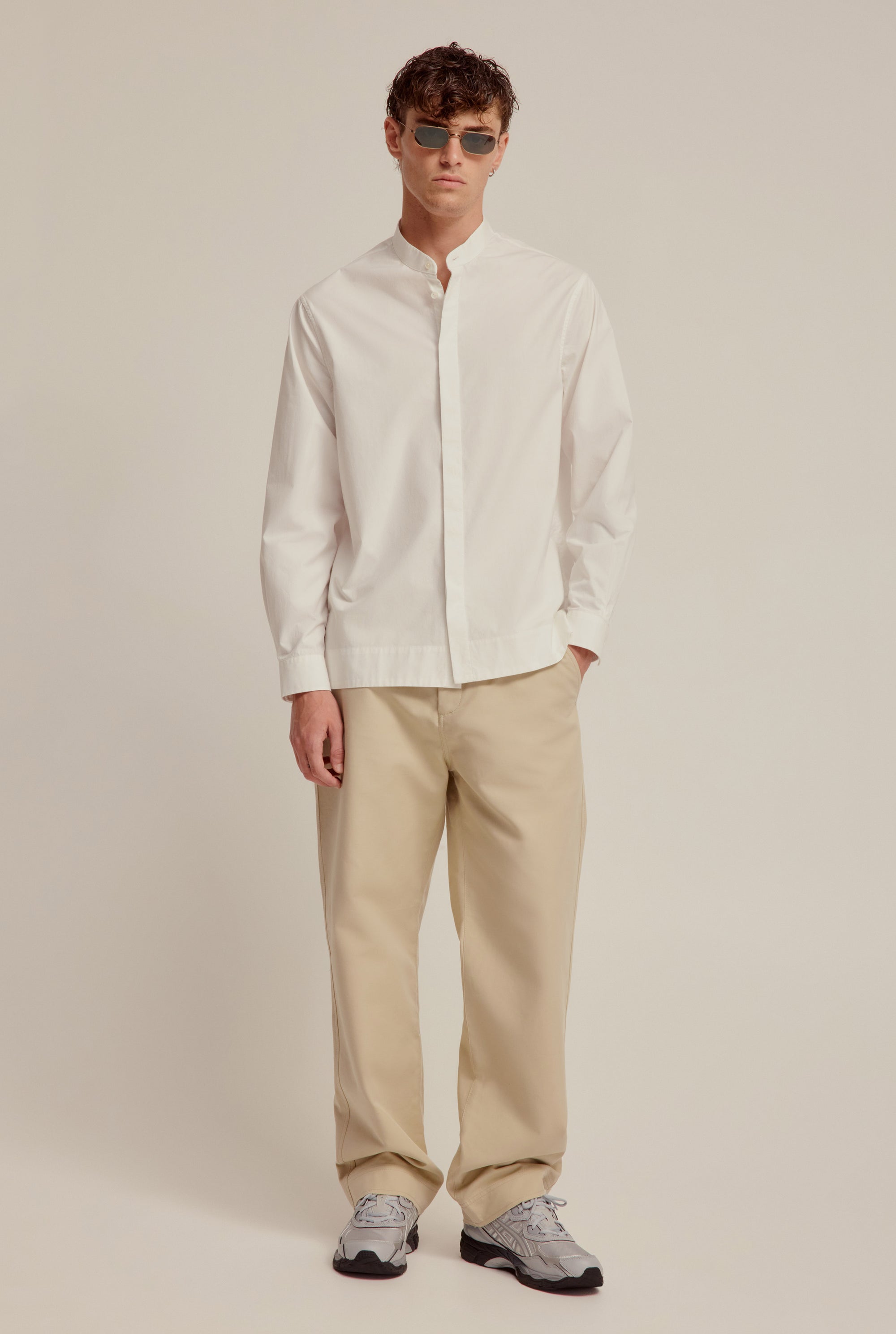 Relaxed Cotton Chino - Eucalyptus