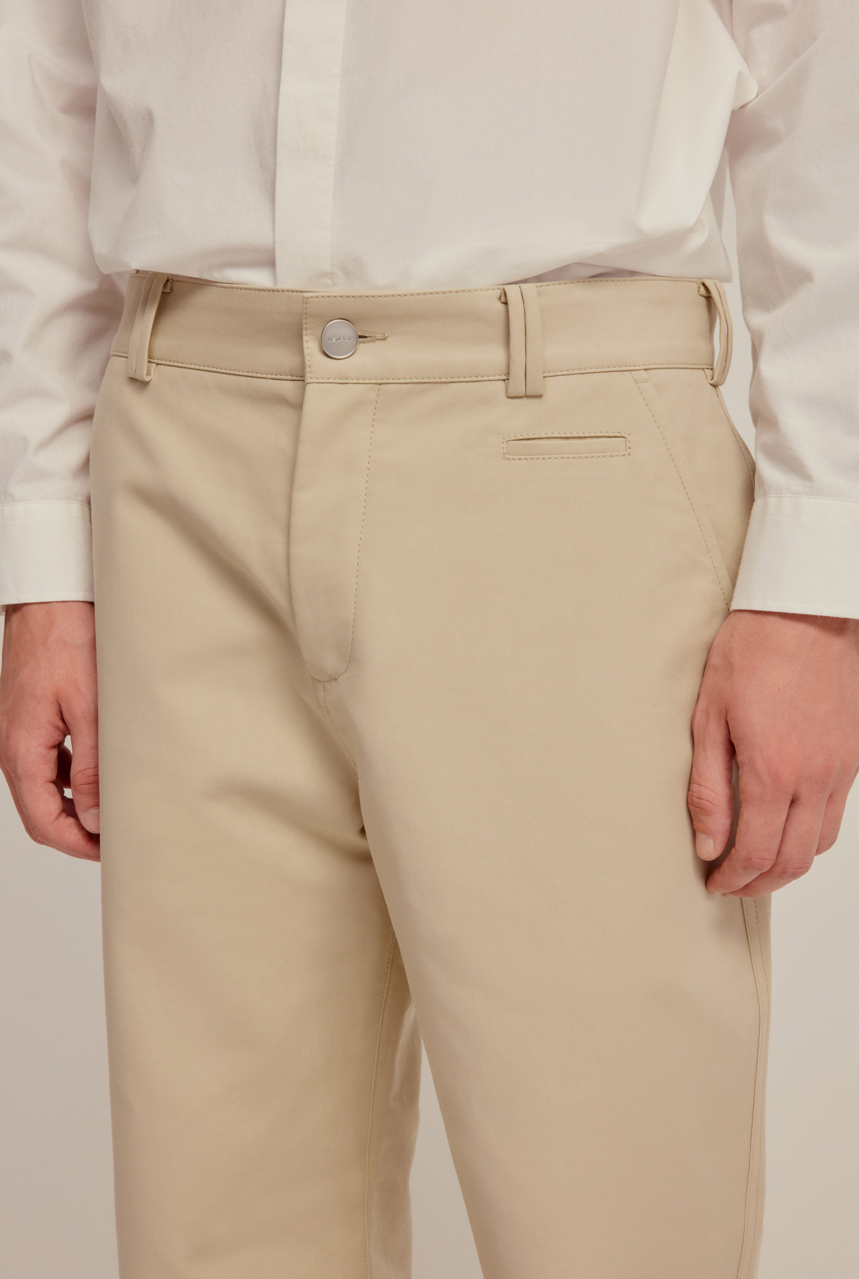 Relaxed Cotton Chino - Eucalyptus