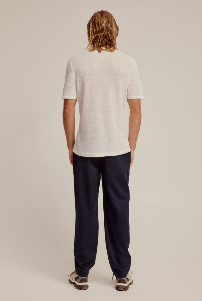 Cotton Twill Trouser - Navy