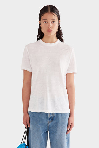 Longline Cotton Hemp Tee - Off White
