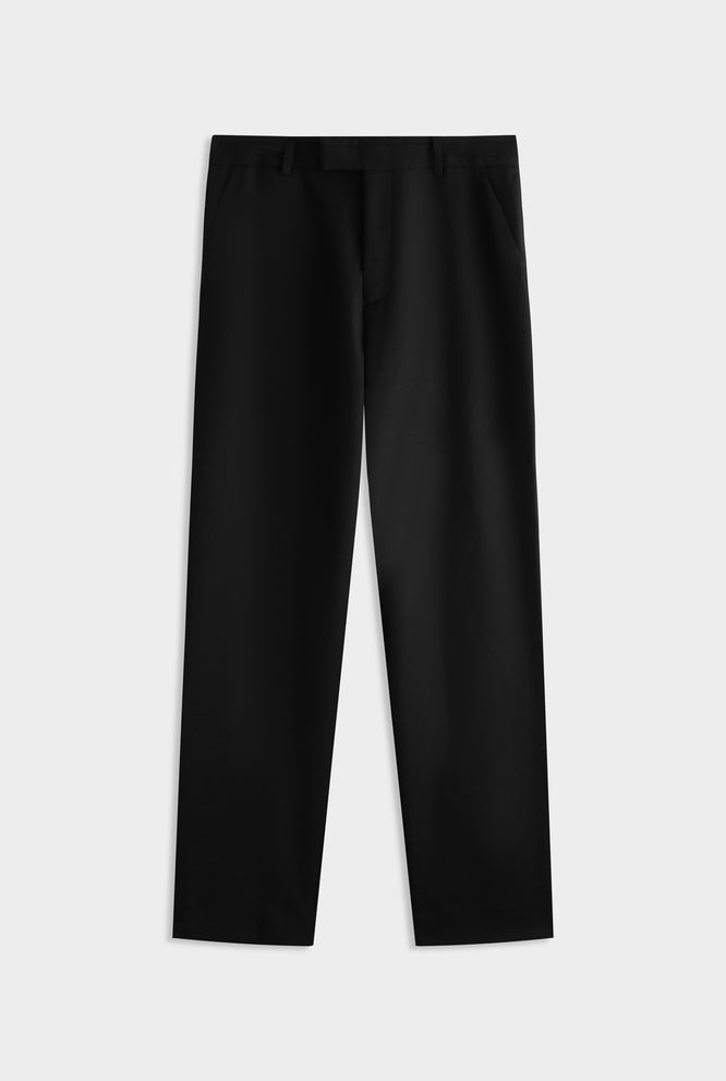 Tailored Wool Trouser - Black