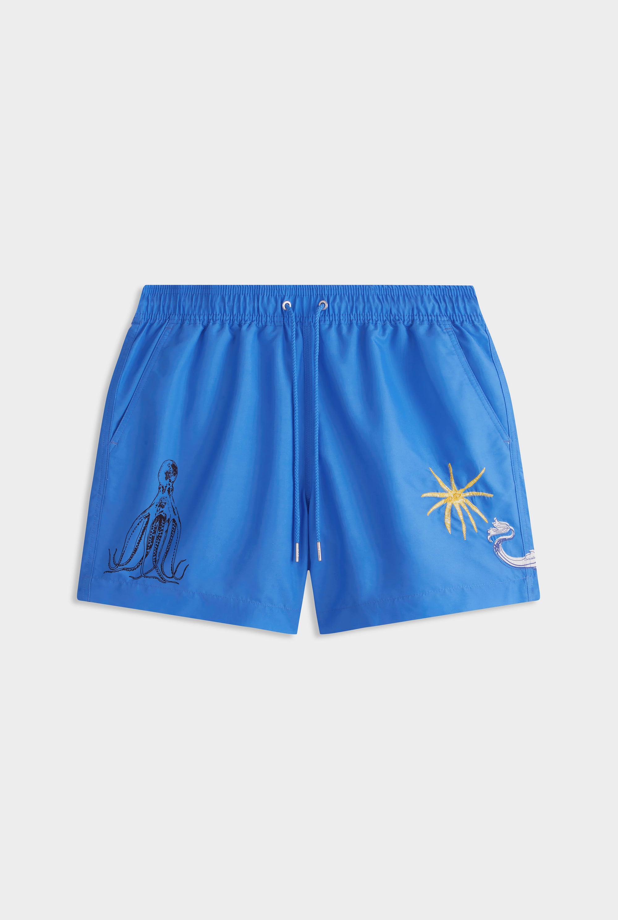 Printed Swim Short - Regatta Blue/Liberte Des Mers