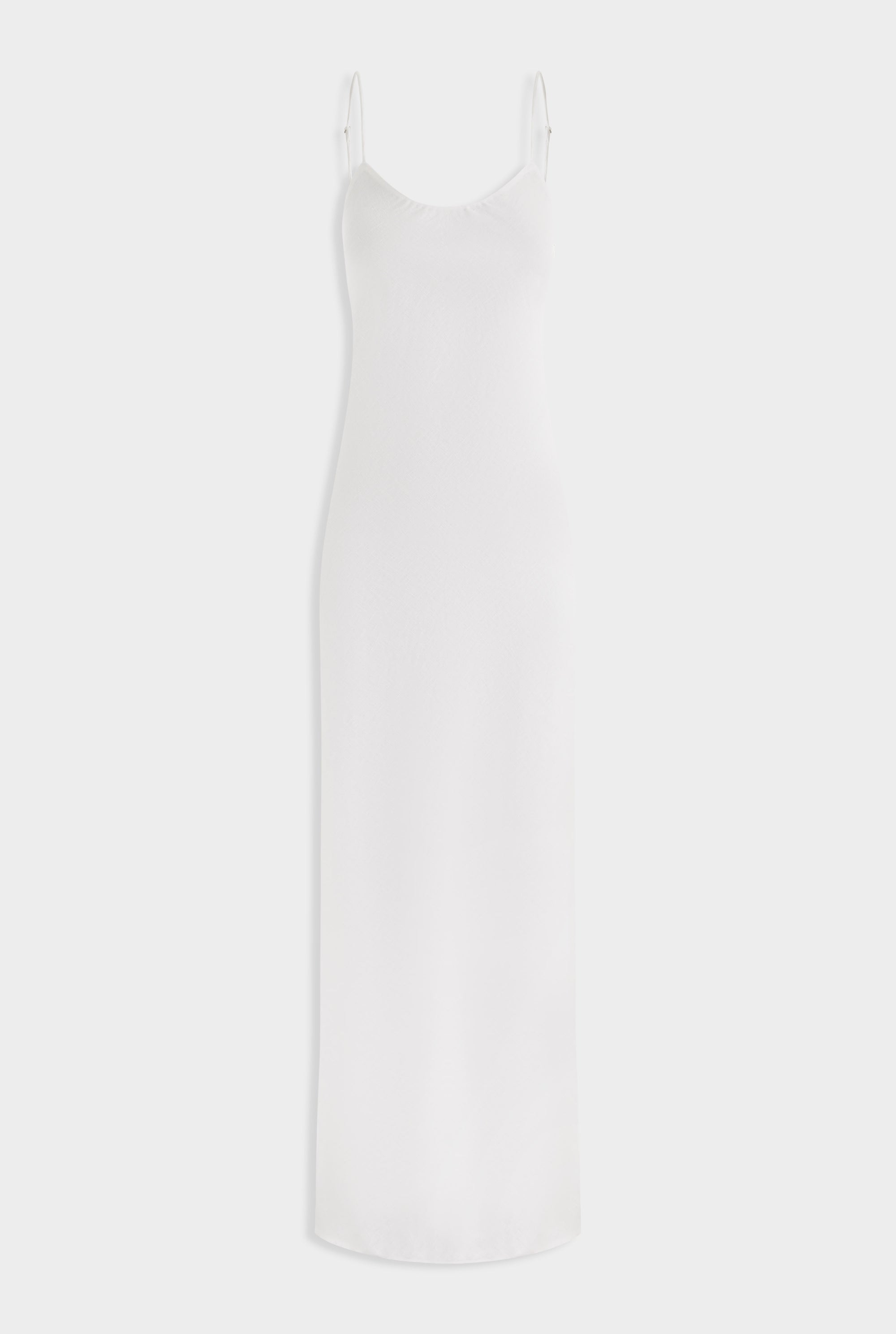 Linen Slip Dress - Off White