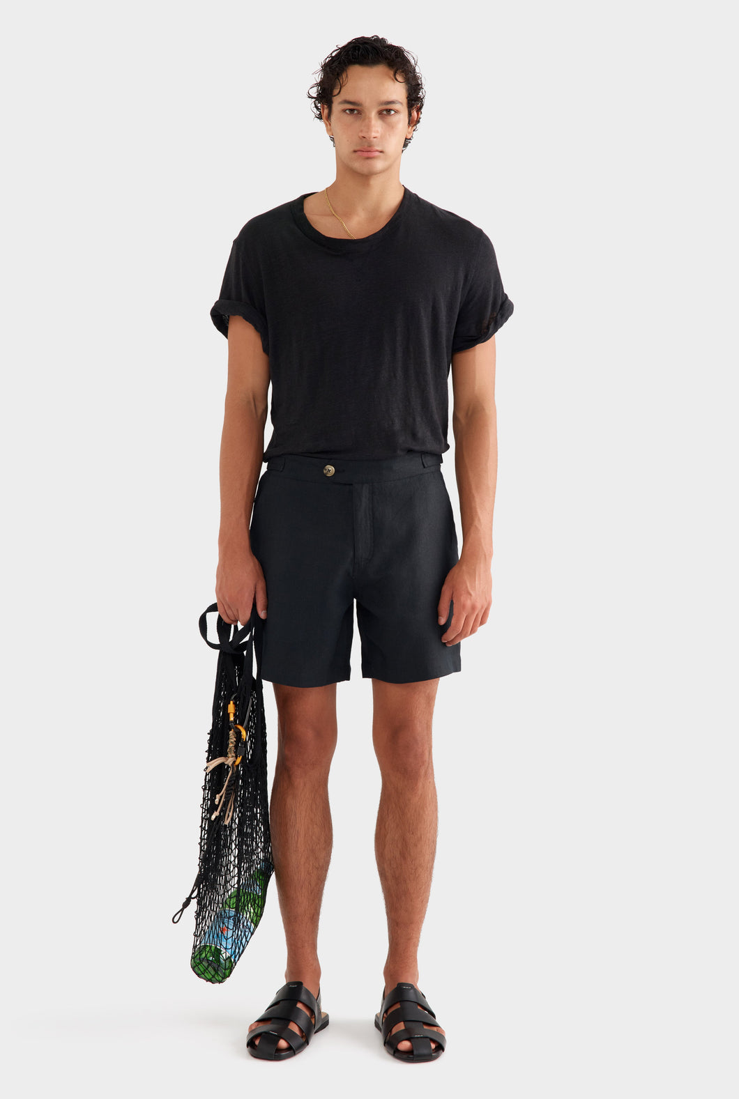 Side Tab Short - Black