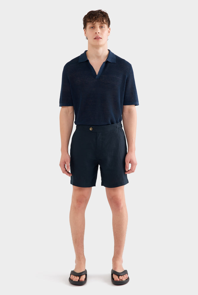 Side Tab Short - Black