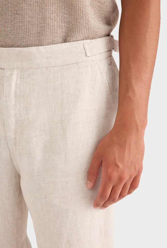 Side Tab Trouser - Sand